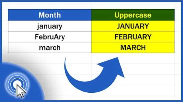 Video How to Change Lowercase to Uppercase in Excel en español