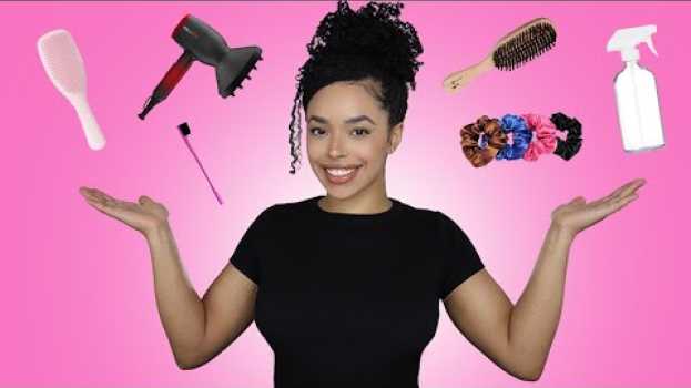 Video MUST HAVE Tools for Curly Natural Hair en español