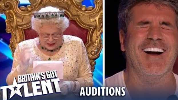 Video OMG! The Queen Comes And ROASTS The Judges..Watch Their Reaction! Britain's Got Talent 2019 auf Deutsch