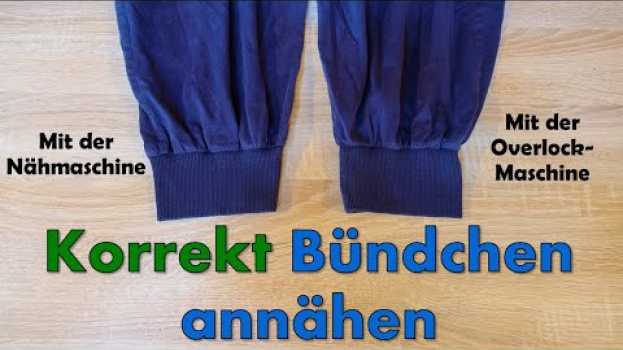 Video Bündchen mit Nähmaschine oder Overlock annähen - Sew Youseful #4   türkçe