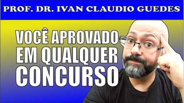 Video Como ESTUDAR para CONCURSO? Como ser APROVADO em QUALQUER CONCURSO auf Deutsch