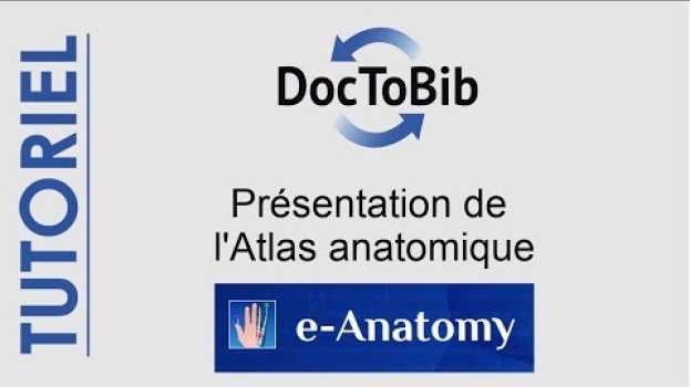 Video 01 - Présentation de l'atlas anatomique e-Anatomy   türkçe
