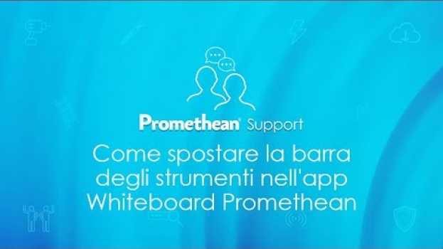 Video Come spostare la barra degli strumenti nell'app Whiteboard Promethean auf Deutsch