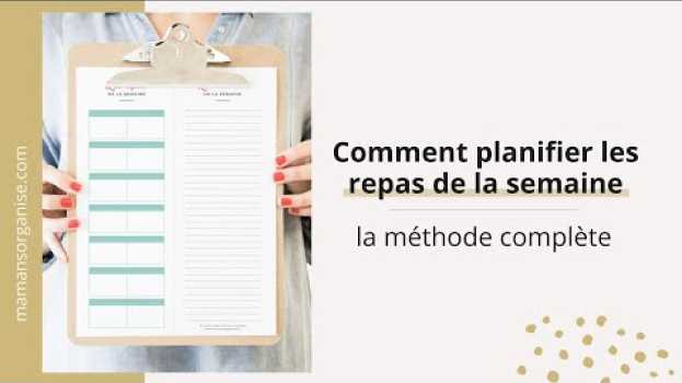 Video Repas pour la semaine | COMMENT PLANIFIER SES MENUS   türkçe