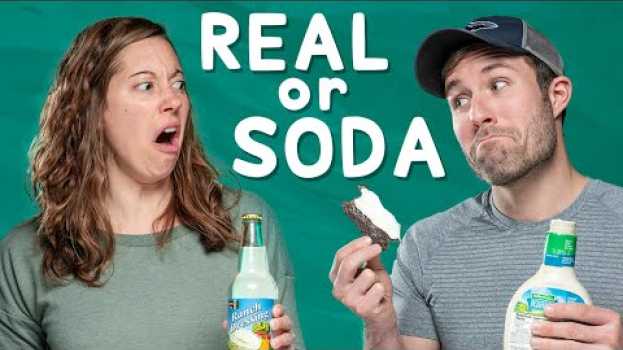 Video Would You Eat Apple Pie with Bacon? | Real vs Soda Challenge #2 em português