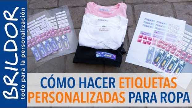 Video CÓMO hacer ETIQUETAS para ROPA PERSONALIZADAS   türkçe