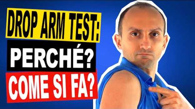 Video Drop Arm Test per la Lesione della Cuffia dei Rotatori della Spalla in English