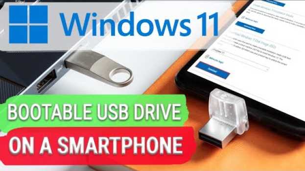 Video ? How to Create a Bootable USB Drive for Windows 11 on an Android Smartphone ? auf Deutsch