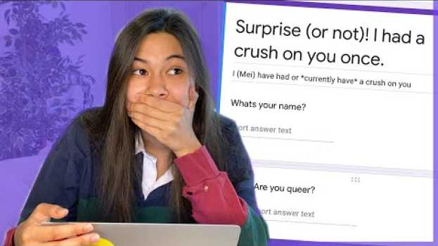 Video I Asked Every Girl I've Had A Crush On If They Liked Me Back su italiano