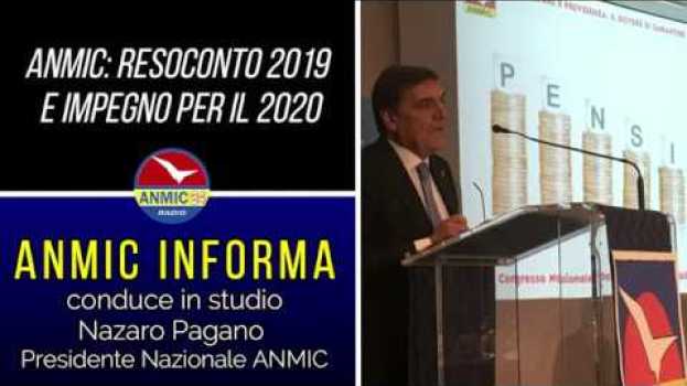 Video ANMIC 2020: PENSIONI, CAREGIVER, DOPO DI NOI E LAVORO AL CENTRO DEL NOSTRO IMPEGNO en français