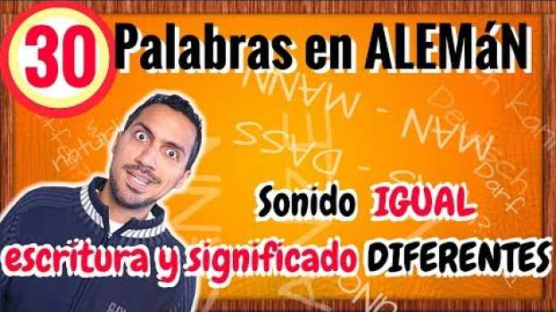 Video Más de 30 PALABRAS en ALEMÁN que suenan igual pero se escriben diferente (HOMOFONAS) in English
