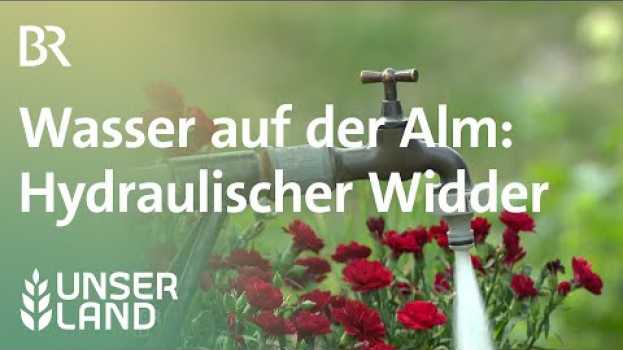 Video Wasser auf der Alm: Hydraulischer Widder | Unser Land | BR Fernsehen   türkçe