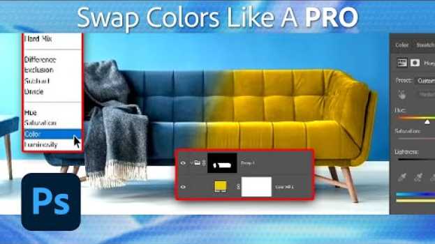 Video How to Change the Color of an Object in Photoshop | Adobe Photoshop Tutorial   türkçe