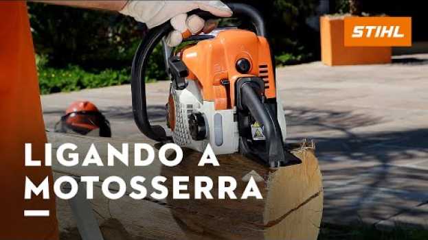 Video Como ligar sua motosserra auf Deutsch