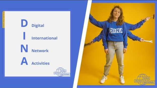 Video DINA.international: die digitale Begegnungs-Plattform der internationalen Jugendarbeit em português