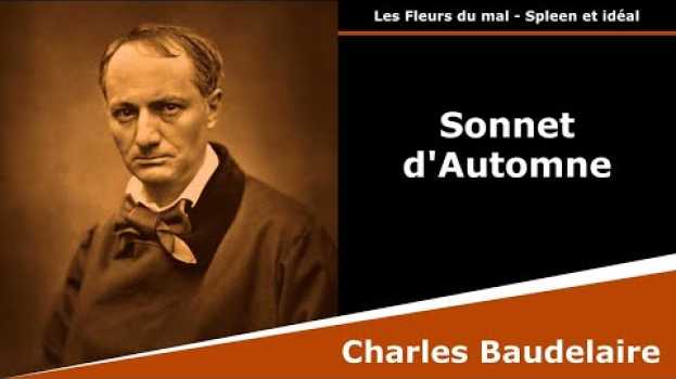 Video Sonnet d'Automne - Les Fleurs du mal - Sonnet - Charles Baudelaire   türkçe