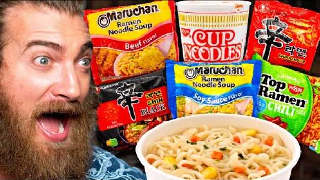 Video What's The Best Instant Ramen Noodle? (Taste Test) em português