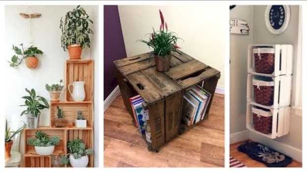 Video Grandes Ideias com Caixote de Feira para decorar a casa - Só Ideias Legais   türkçe
