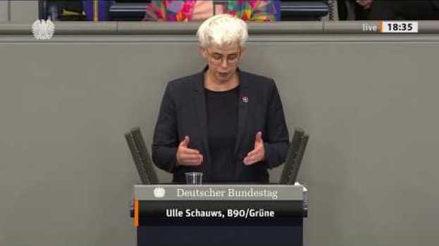 Video Meine Rede zum Grünen Antrag "Geschlechtergerecht aus der Krise" su italiano