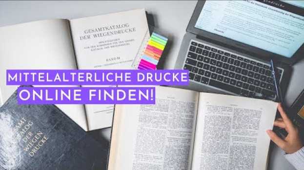 Video Wo finde ich die ersten gedruckten Bücher online? en español