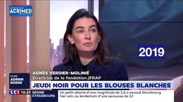 Video Agnès Verdier-Molinié, ou la « pédagogie » à coups de marteau : « sus à l’hôpital public » ! em português