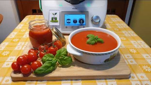 Video Salsa di pomodori ciliegino per bimby TM6 TM5 TM31   türkçe