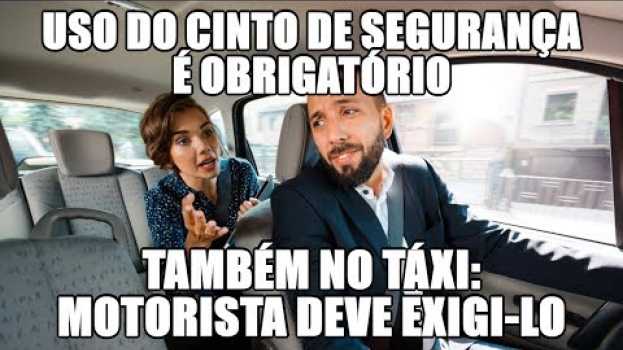 Video Uso do cinto de segurança é obrigatório também no táxi: motorista deve exigi-lo   türkçe
