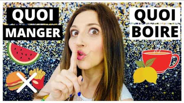Video Comment avoir une BELLE VOIX chantée- Quoi manger pour bien chanter?🍎🍕🍭🍯 en español