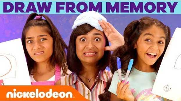 Video GEM Sisters Draw from Memory! 😆 Who Can Draw the BEST Dora or SpongeBob? | #NickStarsIRL po polsku