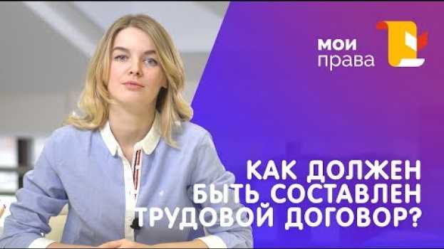 Video Что должно быть в трудовом договоре? / МОИ ПРАВА su italiano