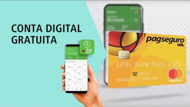 Video Vendedor PagSeguro agora tem Conta Digital Gratuita (e vem com cartão) in English