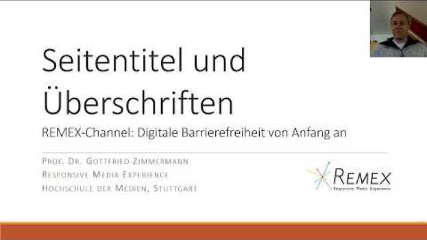 Video Seitentitel & Überschriften - Digitale Barrierefreiheit von Anfang an en español