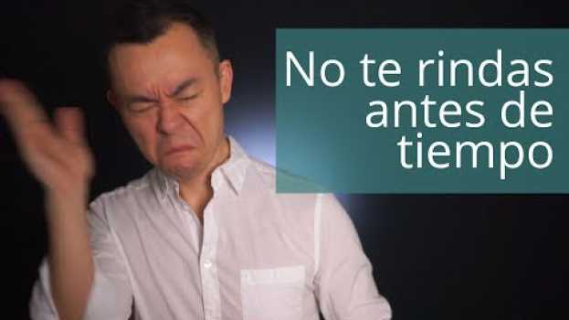 Video Quien abandona antes de tiempo no se enriquece | Hola Seiiti Arata 113 su italiano