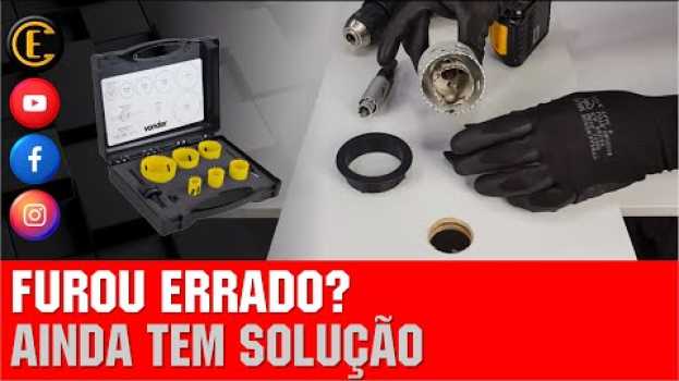 Видео ERROU O FURO COM A SERRA COPO? TEM SOLUÇÃO. VEJA ESSA SUPER DICA QUE PREPARAMOS PARA VOCÊ. на русском