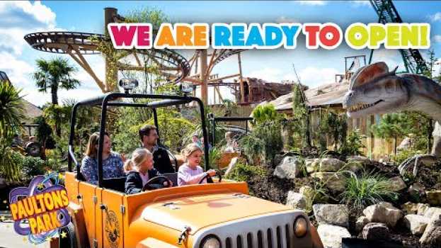 Video 🎉 Paultons Park opens its doors! This is how we will be keeping you safe 🎢 en français