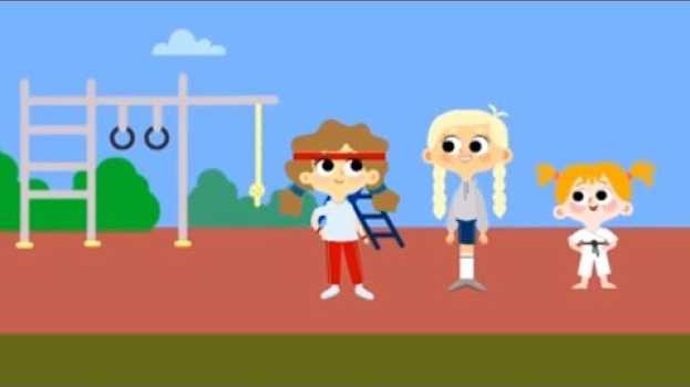 Video Cosa c'è nell'armadio? - Il vestiti per lo sport! - Cartoni anijmati per bambine po polsku
