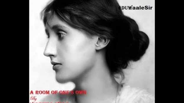 Video Virginia Woolf -#A Room of One's Own Unit-1  #lecture #delhiuniversity #DUWaaleSir #RanbeerKumar en español
