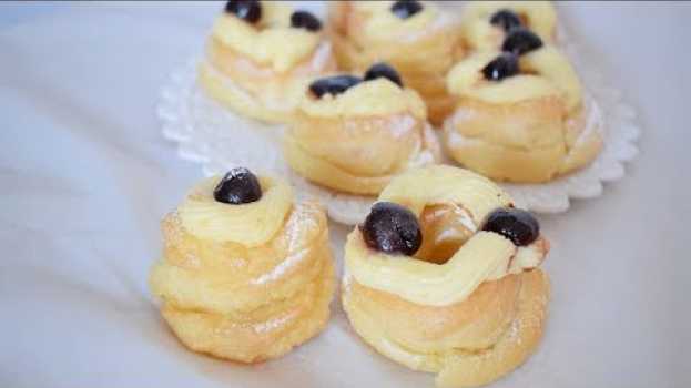 Video ZEPPOLE DI SAN GIUSEPPE ALL'OLIO - ZEPPOLE FRITTE E AL FORNO SENZA BURRO em português
