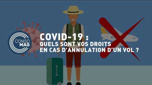 Video Covid-19 : quels sont vos droits en cas d'annulation d'un vol ? #CONSOMAG em português