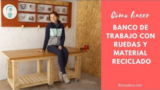 Video Cómo CREAR tu BANCO de TRABAJO con Ruedas 🛞 [TUTORIAL MUEBLES CON PALETS]   türkçe
