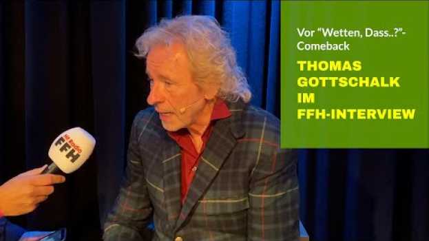 Video "Wetten, Dass..?": Thomas Gottschalk im Interview em português