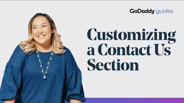 Video How to Customize Your GoDaddy Website Contact Us Section auf Deutsch