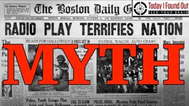 Video The War of the Worlds Mass Panic (That Never Happened) su italiano