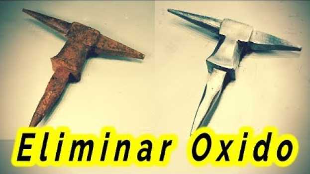 Видео Como eliminar el óxido de hierro || Old Rusty Anvil Restoration на русском
