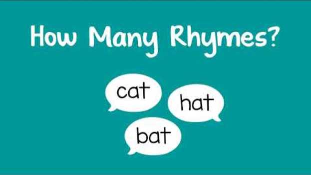 Video How Many Rhymes? en español