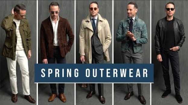 Video 5 Jackets You Must Have For Spring | Essential Spring Outerwear | Men's Fashion Lookbook 2019 em português