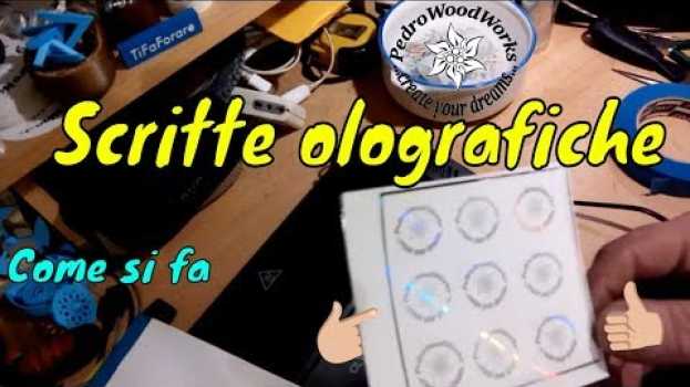 Video Scritte olografiche, come si fa auf Deutsch