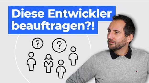 Video Welche Entwickler für die App Entwicklung beauftragen? su italiano