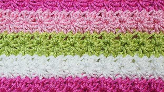 Video Como hacer Punto estrella ⭐a  crochet para mantas y cobijas muy fácil y rápido auf Deutsch