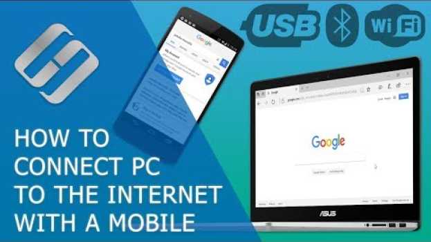 Video How to Connect Your PC to the Internet Through a Phone with Bluetooth, Wi Fi or USB Cable ? ↔️ ? po polsku